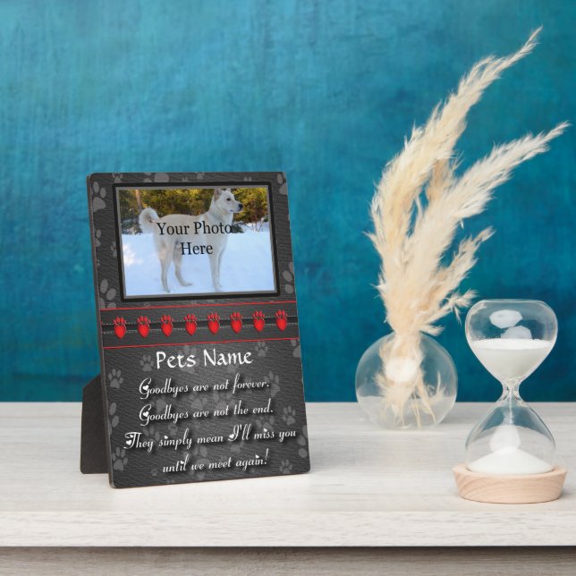 Plaque Photo Jusqu'à ce que nous nous rencontrions à nouveau Me (Côté)