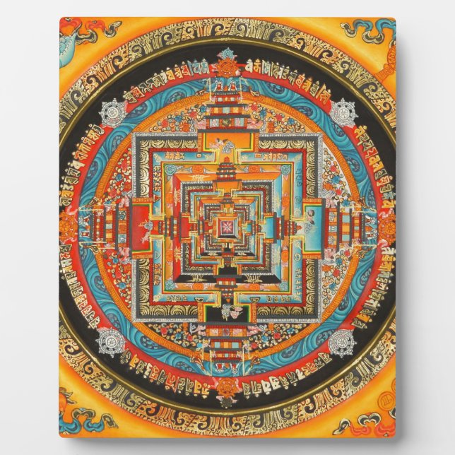 PLAQUE PHOTO KALACHAKRA ESOTERIE MANDALA III (Devant)
