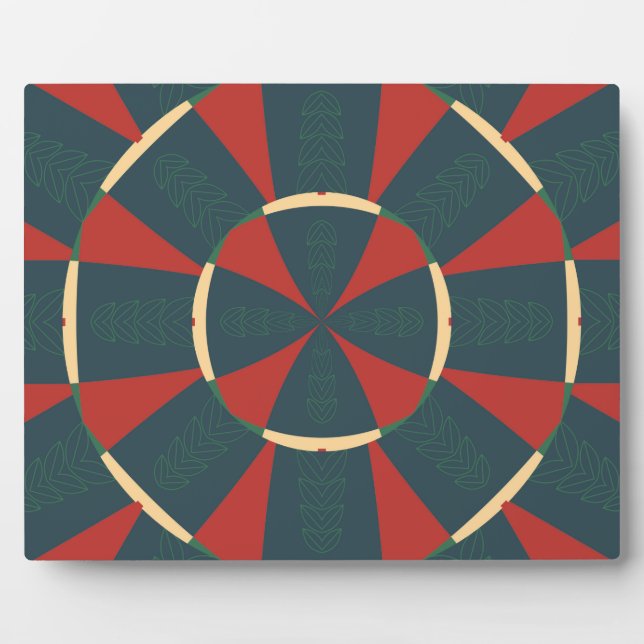 Plaque Photo Kaléidoscope mandalaïque (Devant)