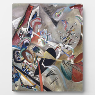 Plaque Photo Kandinsky En Gris Oeuvre Abstraite