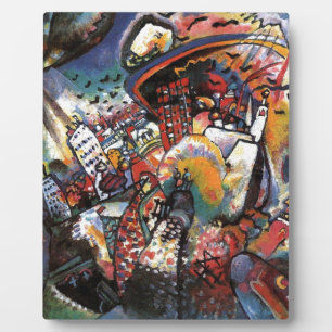 Plaque Photo Kandinsky Moscou I Cityscape peinture Abstraite