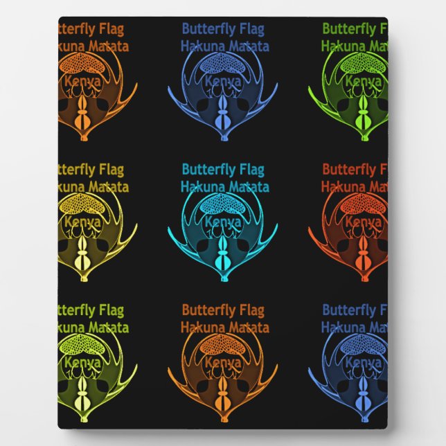 Plaque Photo Kenya Hakuna Matata (Devant)