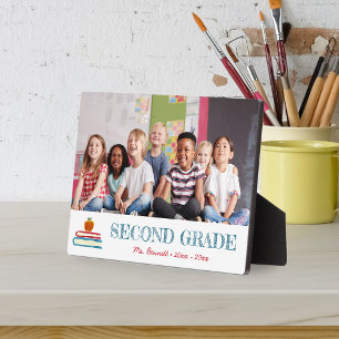 Plaque Photo Kids School Year Keepsaké Photo