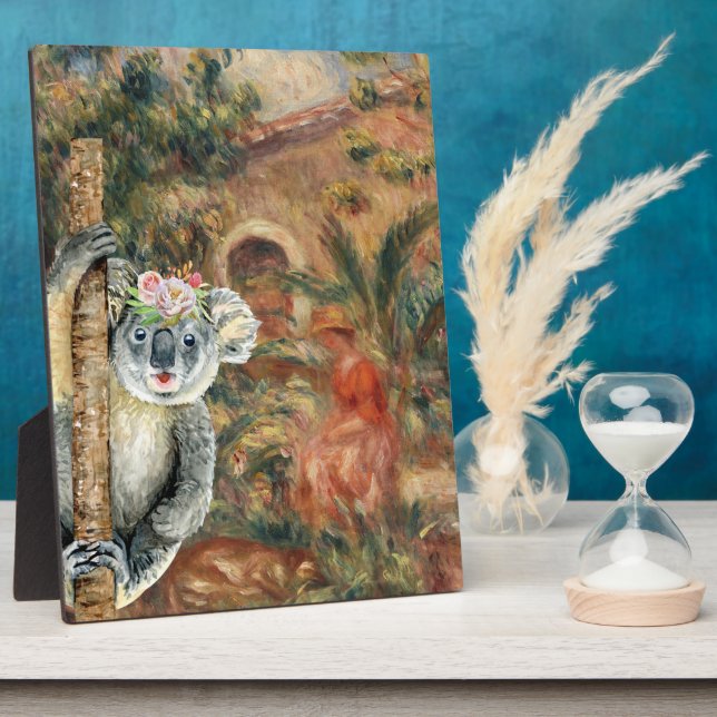 Plaque Photo Koala et la ferme de Renoir (Côté)