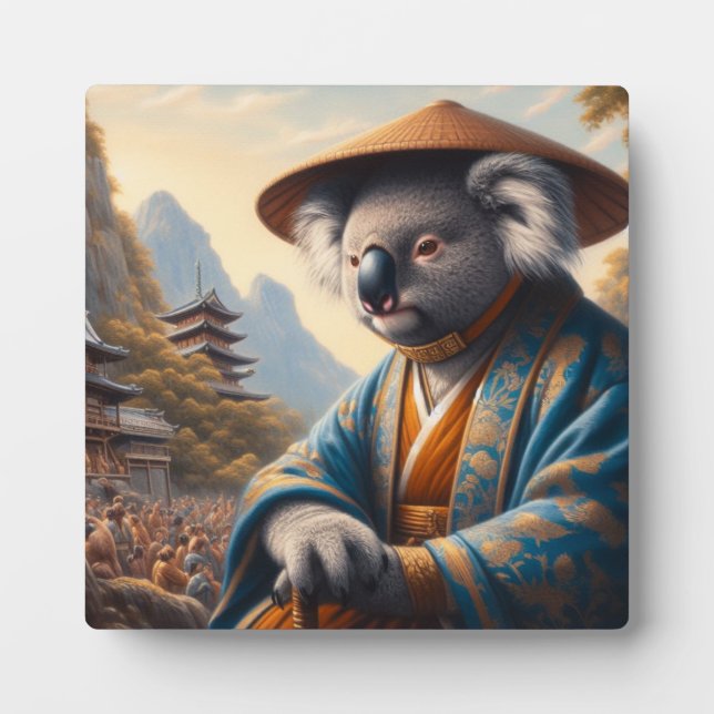 Plaque Photo Koala Japon ancien (Devant)