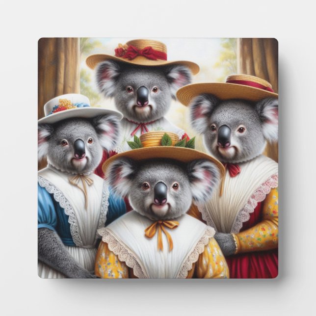Plaque Photo Koala Little Femmes (Devant)