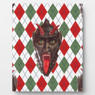 Plaque Photo krampus de Noël