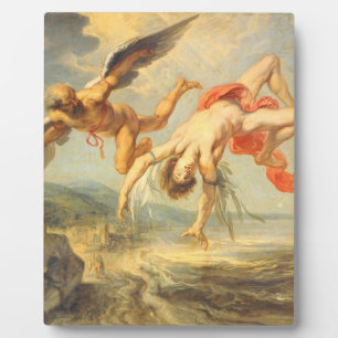 Plaque Photo La Chute D'Icarus Par Jacob Peter Gowy