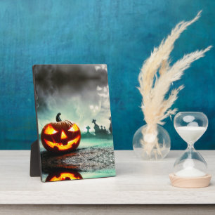 Plaque Photo La citrouille lumineuse Halloween de SlipperyJoe