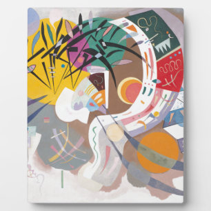 Plaque Photo La courbe dominante de Kandinsky Abstraite