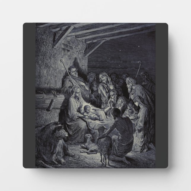 Plaque Photo La crèche biblique (Devant)