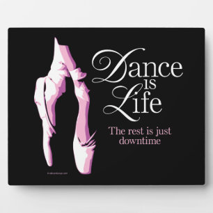 Plaque Photo La Danse, c'est la vie