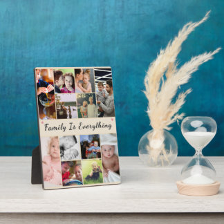 Plaque Photo La famille est tout - Photo personnalisée