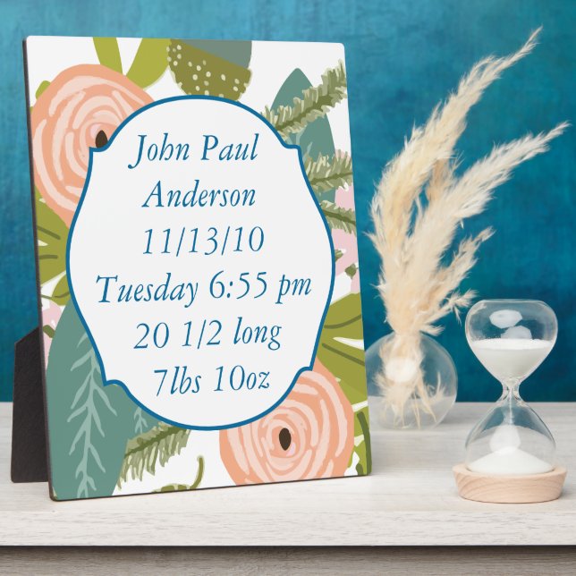 Plaque Photo La faune et la flore (Côté)