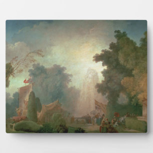 Plaque Photo La Fete à Saint-Cloud (huile sur toile) (pour déta