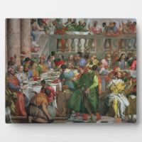 La fête du mariage à Cana, détail du banquet à