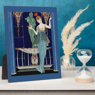 Plaque Photo La fontaine Shell de George Barbier