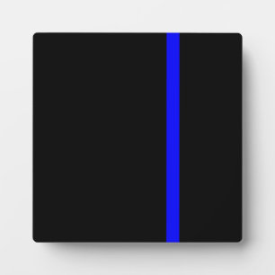 Plaque Photo La Ligne bleue symbolisée par Thin Line