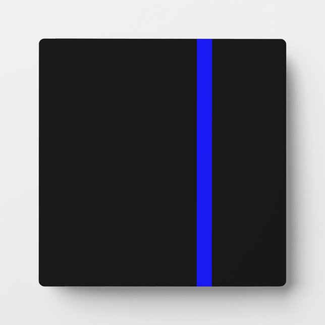 Plaque Photo La Ligne bleue symbolisée par Thin Line (Devant)