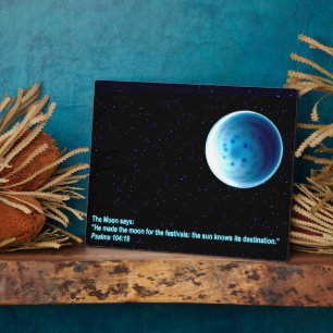 Plaque Photo La Lune