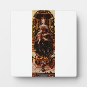 Plaque Photo La Madonna della Candeletta Carlo Crivelli Art