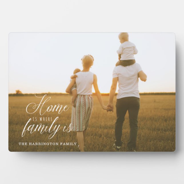 Plaque Photo La Maison Minimale Moderne Est Là Où La Famille Es (Devant)