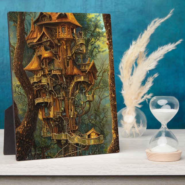 Plaque Photo La Maisonnette Dorée | Tablette de Jeu Fantastique (Côté)