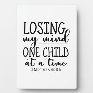 Plaque Photo La Mère Un Enfant À La Fois