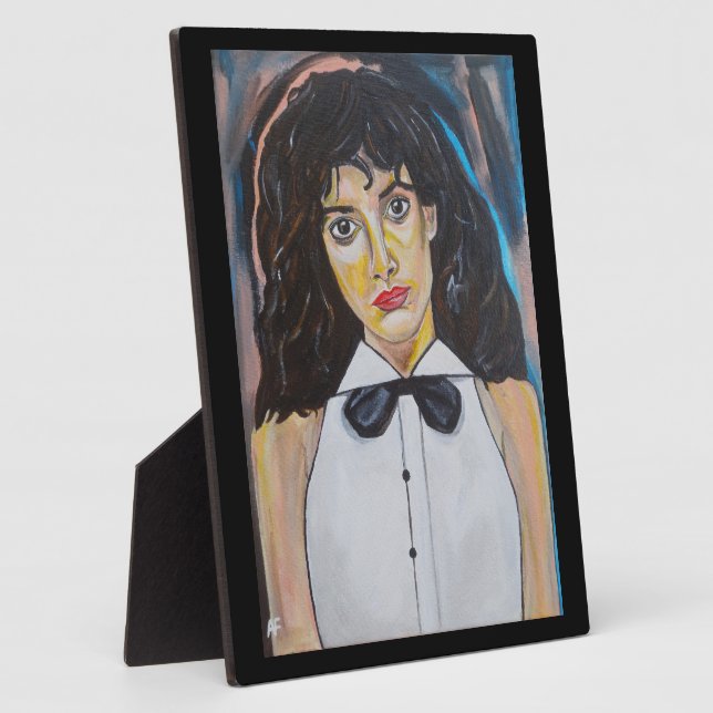 Plaque Photo La peinture de danseuse par Alfred Fox (Côté)