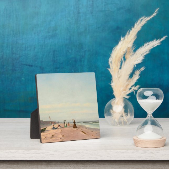 Plaque Photo La Plage À Long Branch, New Jersey (Insitu)