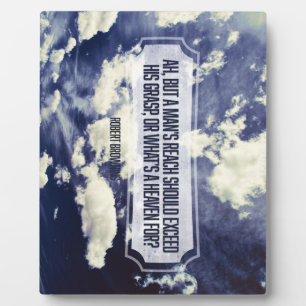 Plaque Photo La portée d'un homme