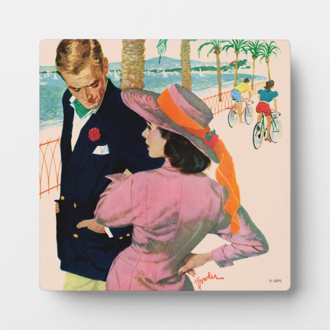 Plaque Photo La stratégie de l'amour (Devant)