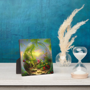 Plaque Photo La table d'Art numérique Magical Terrarium