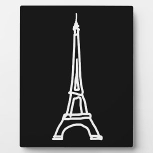 Plaque Photo la tour Eiffel