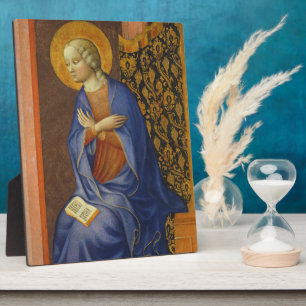 Plaque Photo La Vierge Annunciate, c. 1430 (température sur pan