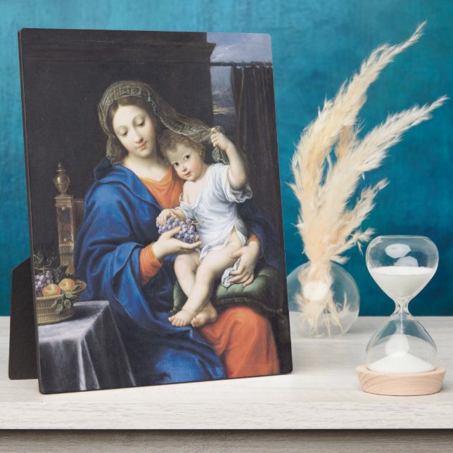 Plaque Photo La Vierge des raisins, 1640-50 (Côté)