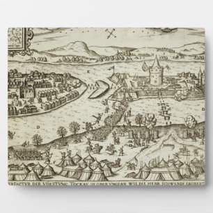 Plaque Photo La ville de Tokay récupérée des Turcs par Herr