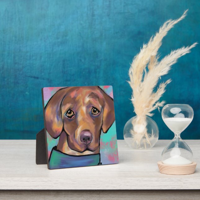 PLAQUE PHOTO LABRADOR RETRIEVER            (Insitu)