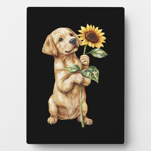 Plaque Photo Labrador Retriever (Devant)