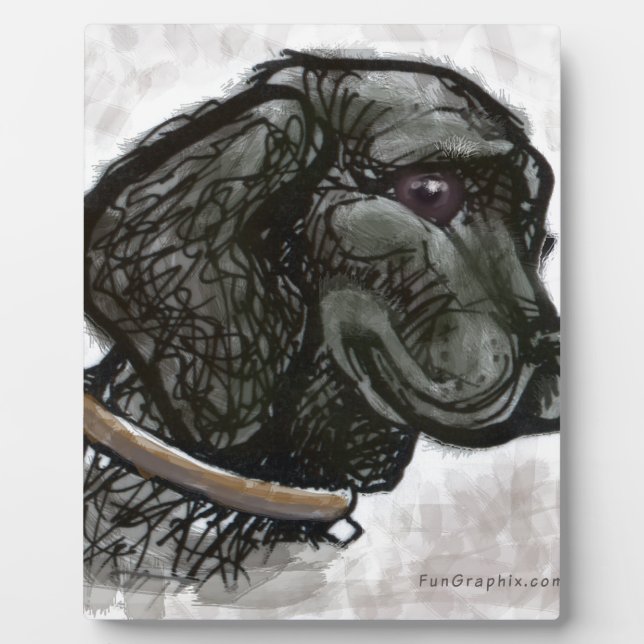 Plaque Photo Labrador Retriever (Devant)