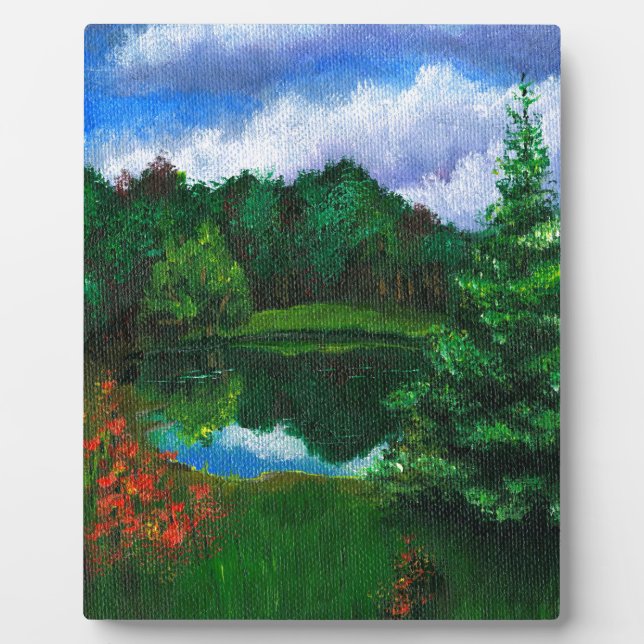 Plaque Photo Lac Mirror (Devant)