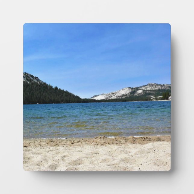Plaque Photo Lac Tenaya, Yosemite, CA (Devant)
