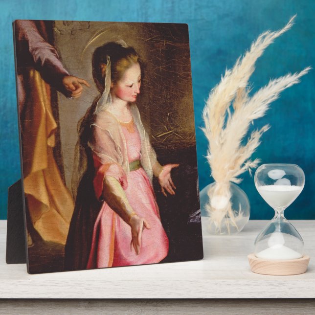 Plaque Photo L'adoration de l'enfant, 1597 (Côté)