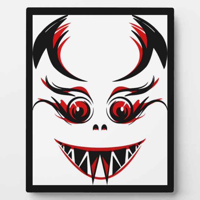 PLAQUE PHOTO LADY VAMPIRE (Devant)