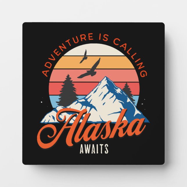 Plaque Photo L'Alaska attend ! (Devant)