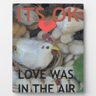 Plaque Photo L'amour était dans l'air