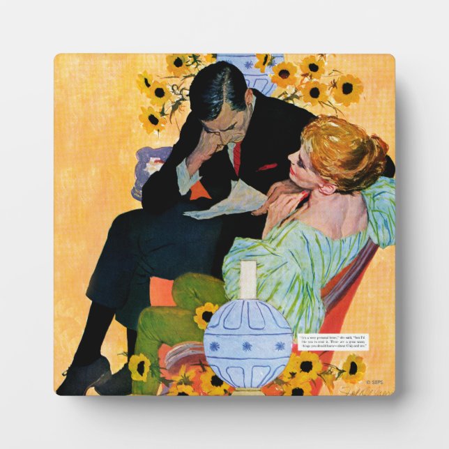 Plaque Photo L'amour meurt lentement (Devant)