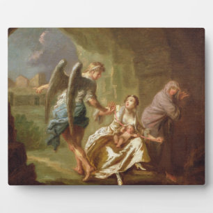 Plaque Photo L'ange de la miséricorde, c.1746 (huile sur toile)