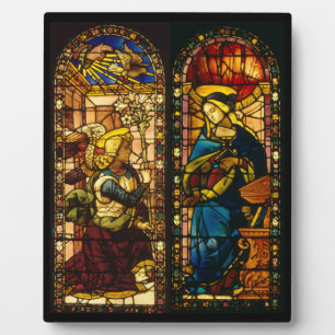 Plaque Photo L'Annonciation En Couleurs Multiples