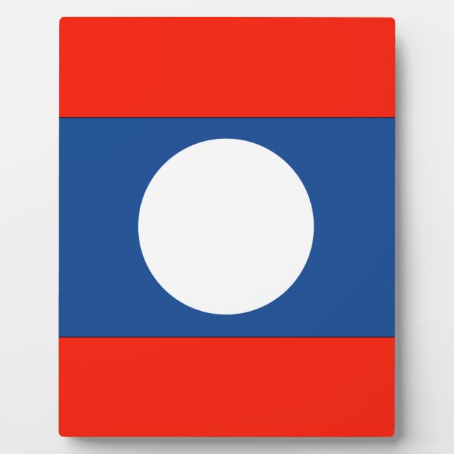 Plaque Photo Laos (Devant)